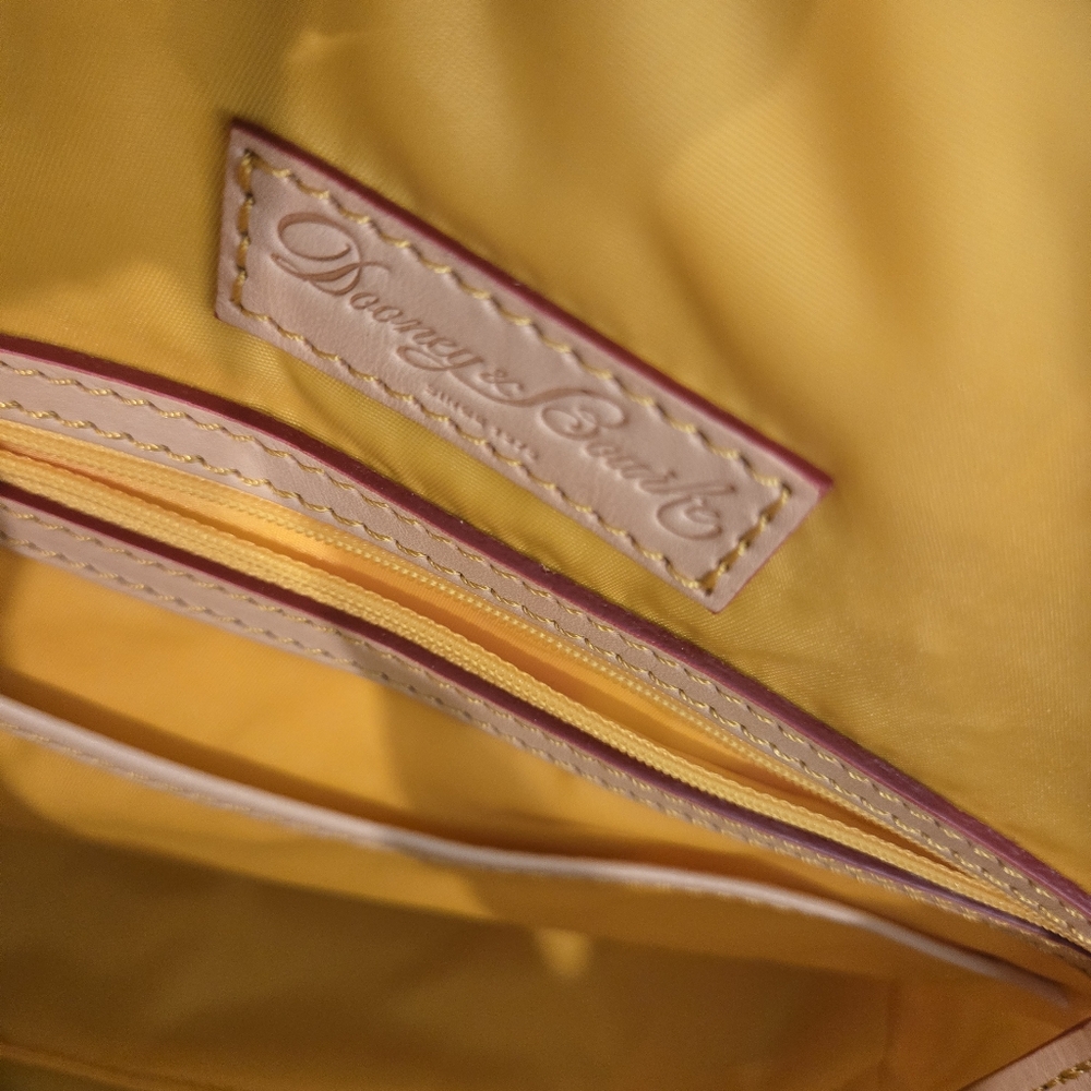 Dooney & Bourke Patent Floral Satchel Crossbody In Rose Garden - Picture 16 of 16